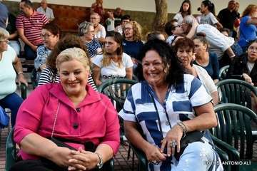 Pregón de La Viña a cargo del alcalde de Telde y actuación del humorista Maestro Florido (Foto Antonio Alí y TA)